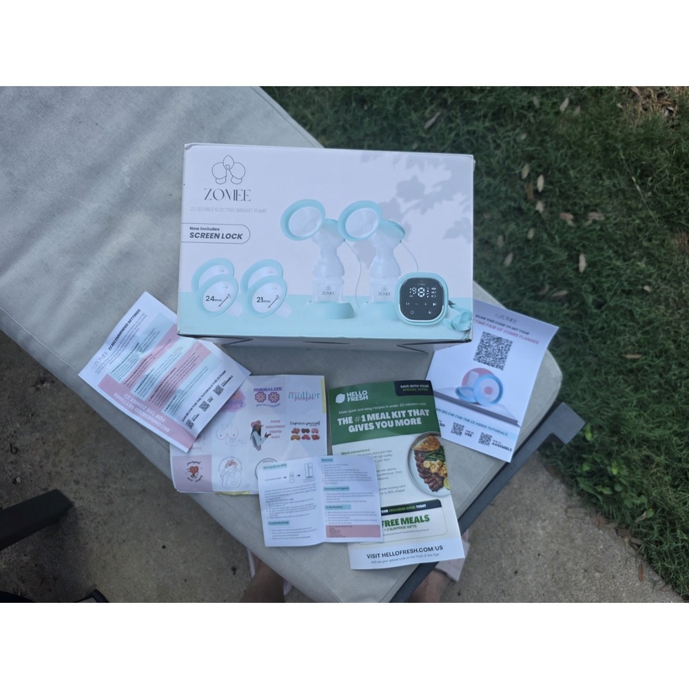 Brand New Zomee Z2 Double Electric Breast Pump, Rechargeable
